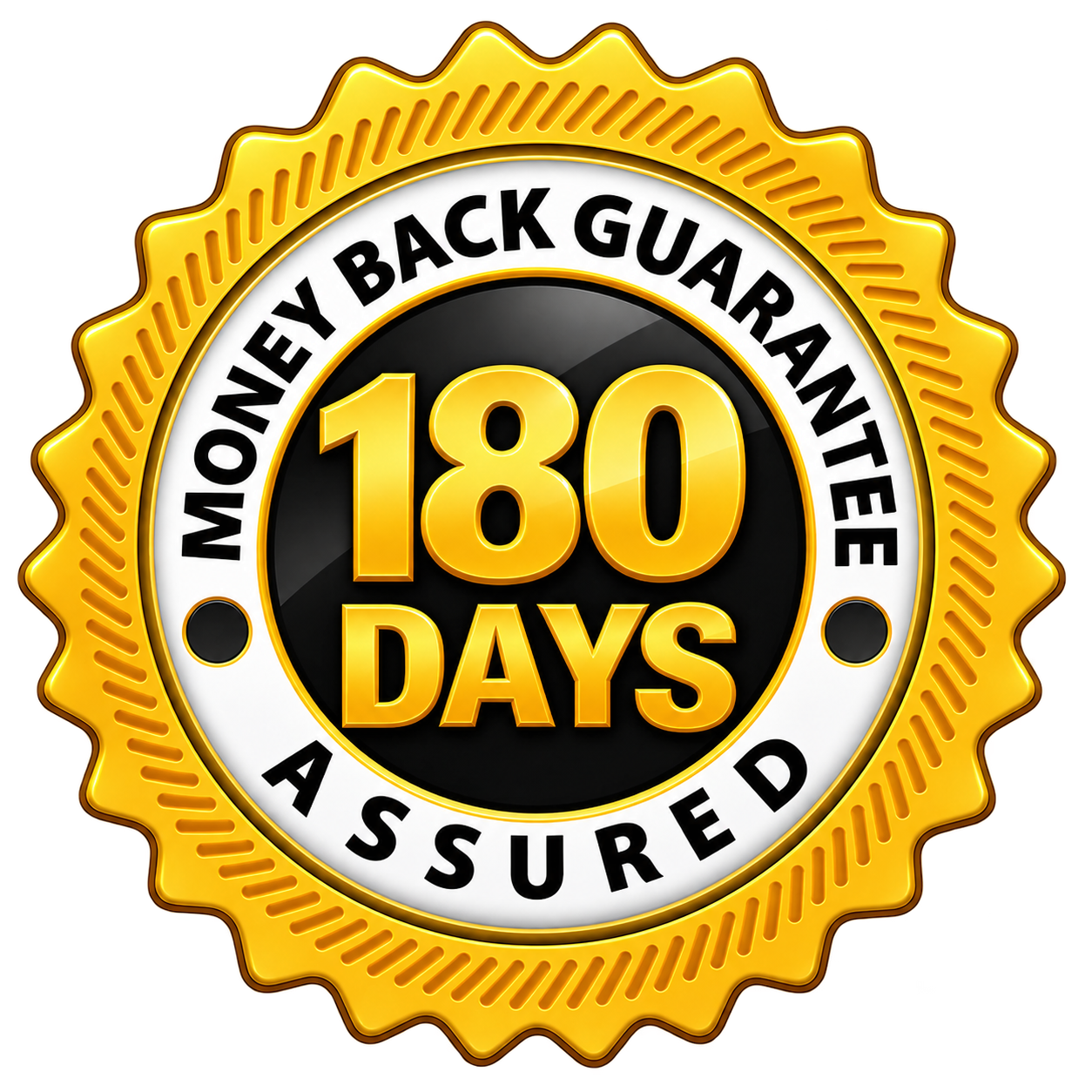 180 Day Money Back Guarantee