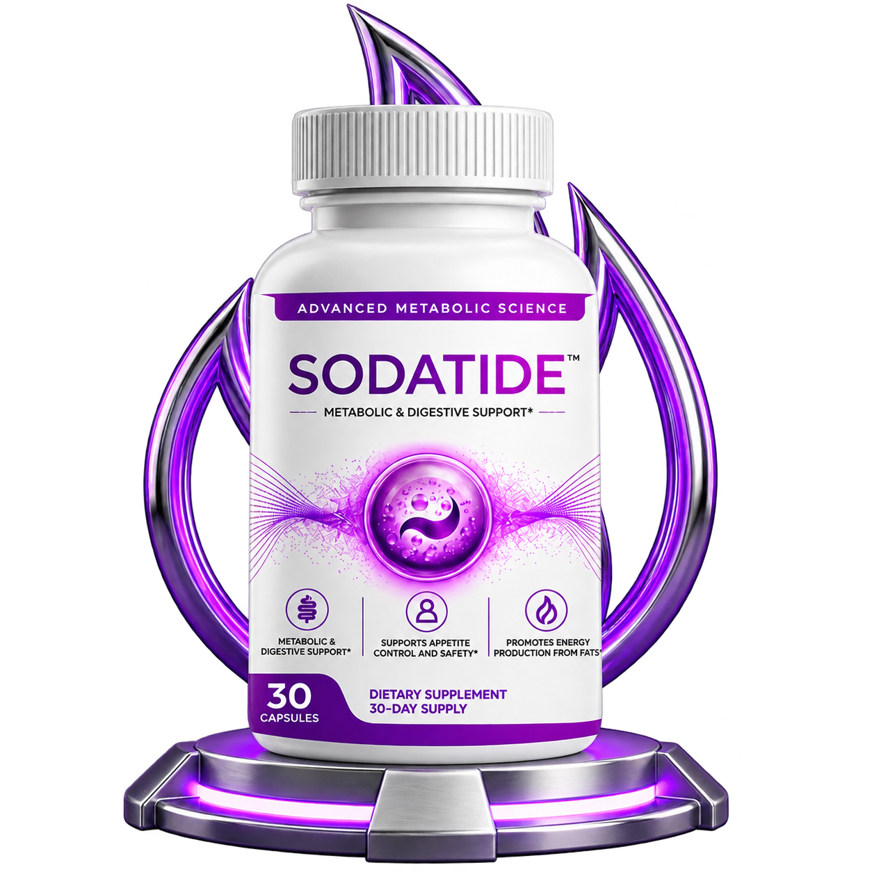 SodaTide supplement bottle